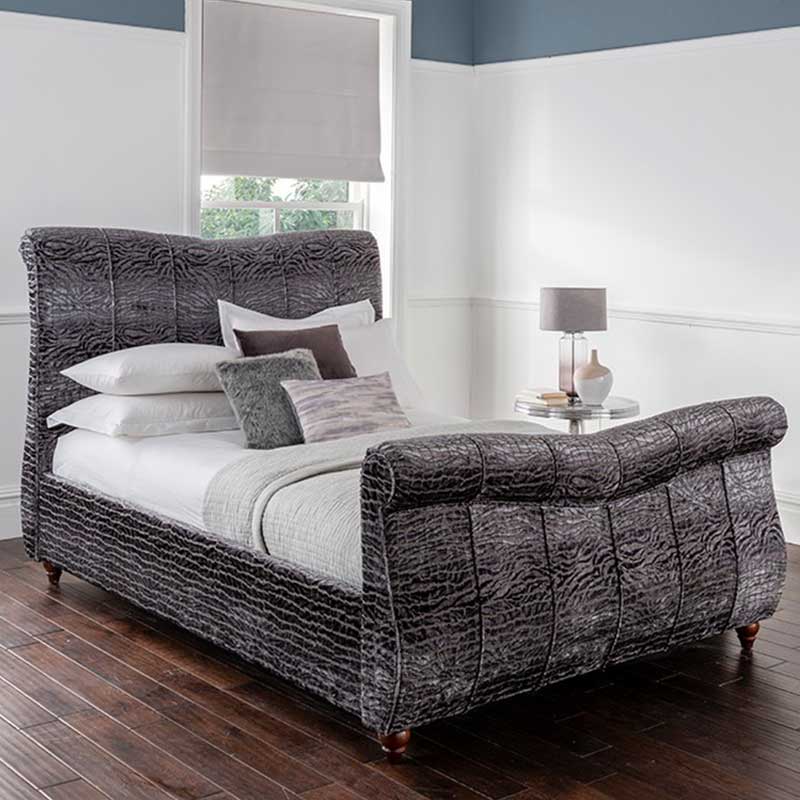 Lucerne Bed Frame Oliver Matthews Lucerne Upholstered Bedframe Louisianna Bed Frame Gator Fabric