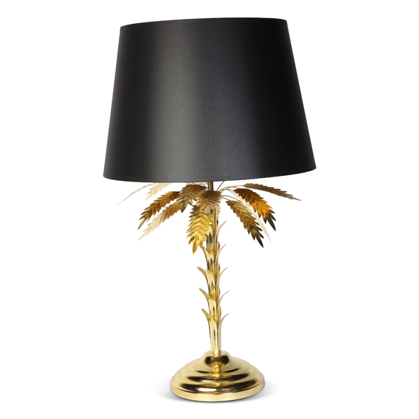 Culinary Concepts Palm Tree Table Lamp, Secure Lamp To Table