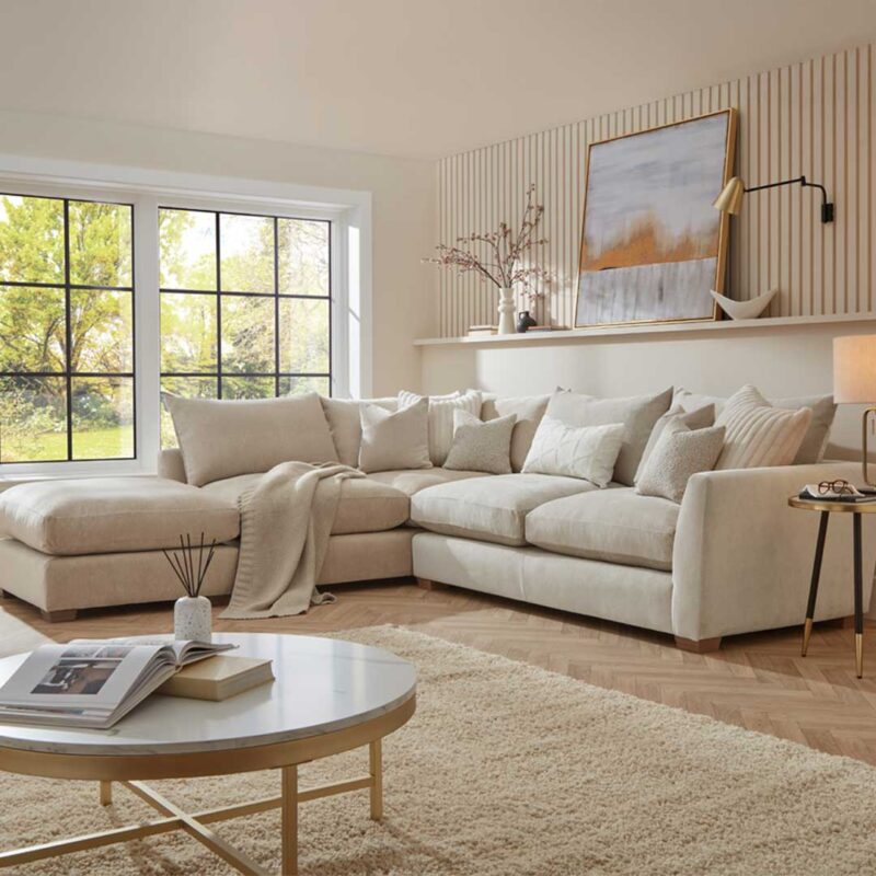 Melbourne combi sofa rhf
