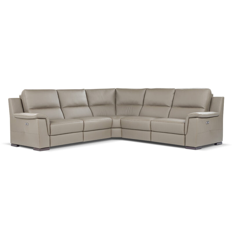 Orion corner sofa with power recliners