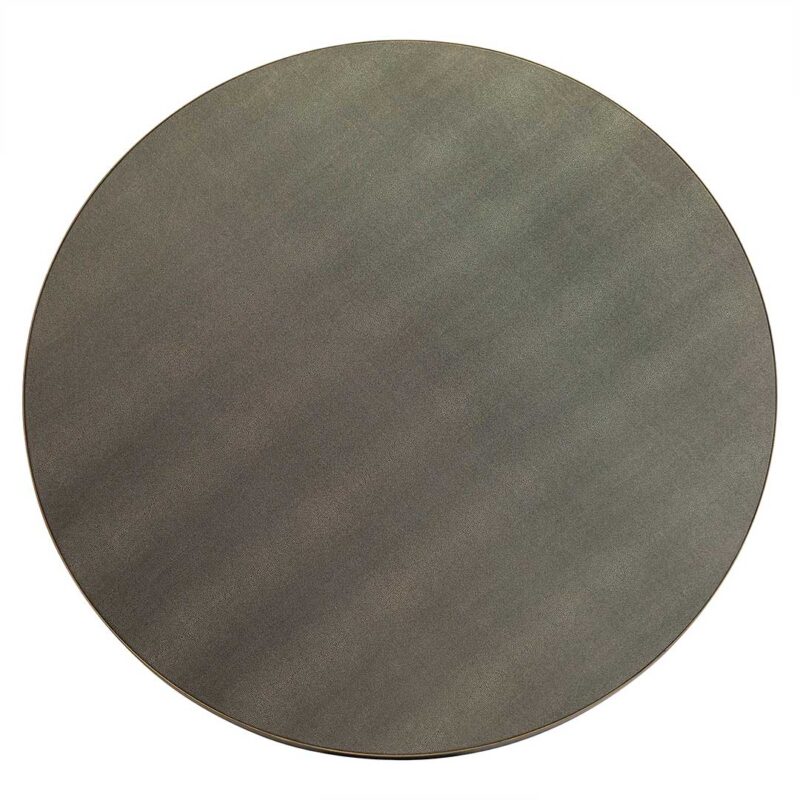 Round Shagreen table