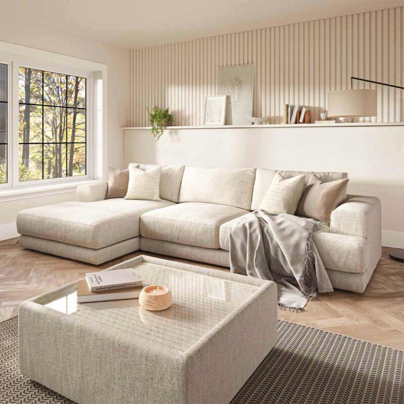 Nikita Large Chaise Sofa LHF